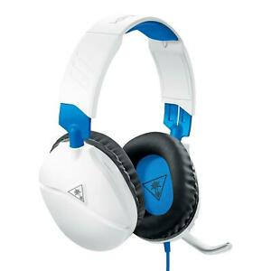  
Turtle Beach Recon 70P White/Blue Gaming Headset Flip-Up Mic Lightweight Comfort