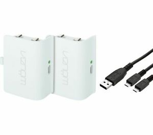  
VENOM Xbox One Twin Rechargeable Battery Packs – White – Currys