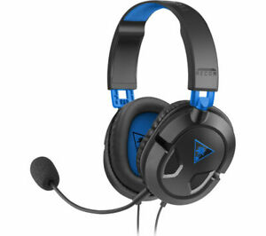  
TURTLE BEACH Ear Force Recon 50P Gaming Headset – Black & Blue – Currys