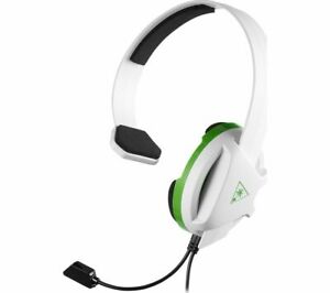  
TURTLE BEACH Recon Chat Gaming Headset – White & Green – Currys