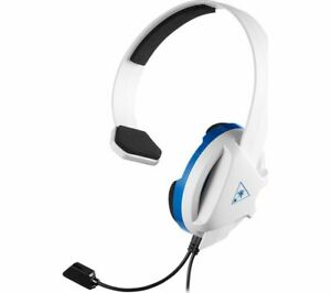  
TURTLE BEACH Recon Chat Gaming Headset – White & Blue – Currys