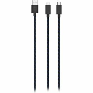  
Dual Play And Charge Cable Black