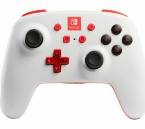  
POWERA Nintendo Switch Enhanced Wireless Controller – White & Red – Currys