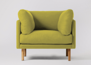  
Swoon Merano Living Room Modern Green Smart Wool Armchair – RRP £749
