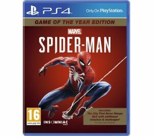  
PS4 Marvel’s Spider-Man: Game of the Year Edition – Currys