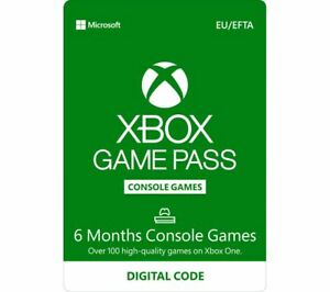  
XBOX Xbox One Game Pass – 6 months – Currys