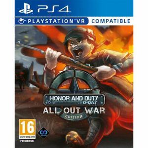  
Honor and Duty D-Day All Out War Edition For PlayStation 4 PS4