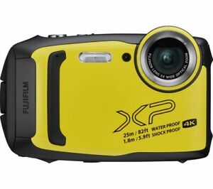  
FUJIFILM FinePix XP140 Tough Compact Camera – Yellow – Currys