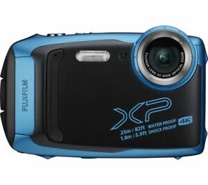  
FUJIFILM FinePix XP140 Tough Compact Camera – Sky Blue – Currys