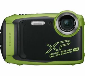  
FUJIFILM FinePix XP140 Tough Compact Camera – Lime – Currys