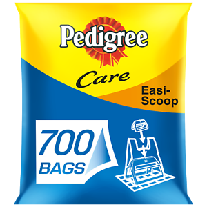  
700 Pedigree EasiScoop Refill packs 700 Dog Poo Bags (14 packs x 50 bags)