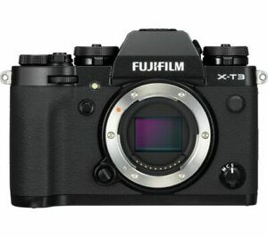  
FUJIFILM X-T3 Mirrorless Camera LCD Touchscreen Black Body Only – Currys