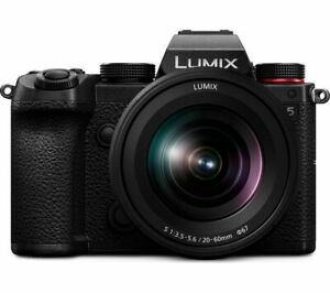  
PANASONIC Lumix DC-S5KE-K Mirrorless Camera with 20-60 mm f/3.5-5.6 Lens – Black