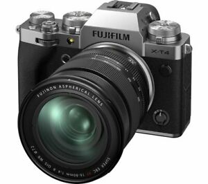  
FUJIFILM X-T4 Mirrorless Camera with FUJINON XF 16-80 mm f/4 R OIS WR Lens