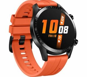  
HUAWEI Smart Watch GT 2 Sport Water Resistant GPS Orange 46 mm – Currys