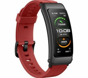  
HUAWEI TalkBand B6 Smart Watch Fitness Water Resistant Coral Red – Currys