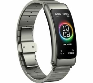 HUAWEI TalkBand B6 Smart Watch Water Resistant  Rectangle Titanium Grey – Currys