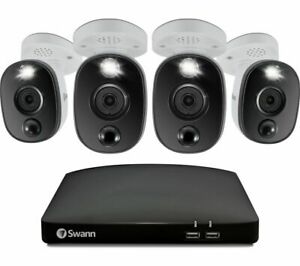  
SWANN SWDVK-856804WL-EU 8-channel 4K Ultra HD DVR Security System 1 TB 4 Cameras