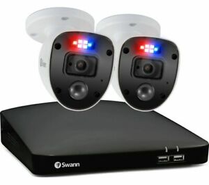  
SWANN Enforcer SWDVK-446802SL-EU 4-Channel Full HD 1080p DVR Security System 1TB
