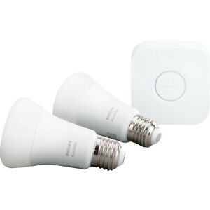  
Philips Hue White Starter Kit (E27) A+ Rated