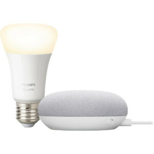  
Philips Hue White E27 Bulb with Google Nest Mini A+ Rated