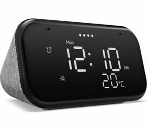  
LENOVO Smart Alarm Clock Essential with Google Assistant Night Light – Currys