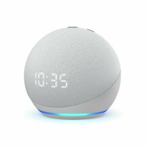  
Amazon Echo Dot Smart Speaker with Clock and Alexa – White