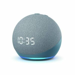  
Amazon Echo Dot Smart Speaker with Clock and Alexa- Blue