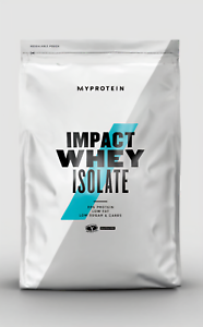 MyProtein Impact Whey Isolate Powder 1-5KG  (90% Protein) Free Next Day Delivery