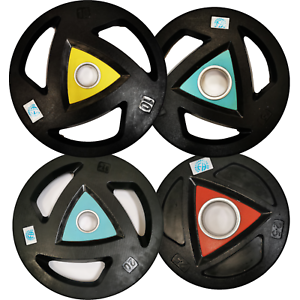  
Olympic Rubber Weight Plates 2.5kg 5kg 10kg 20kg Premium Heavy Discs GYM Pair