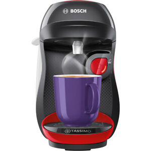  
Tassimo by Bosch TAS1003GB Happy Pod Coffee Machine 1400 Watt Red / Black