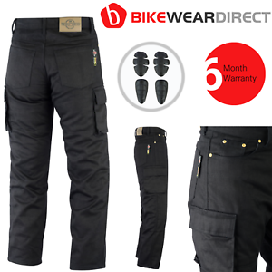  
Motorbike Motorcycle Cargo Jeans Trousers Aramid Protective With CE Biker Armour