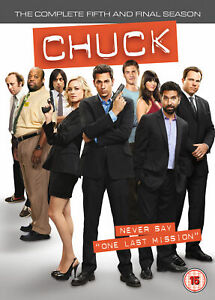  
Chuck – Season 5 [2012] (DVD) Zachary Levi, Yvonne Strahovski, Adam Baldwin