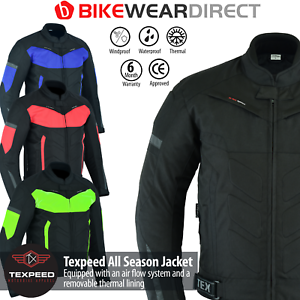  
Motorbike Motorcycle Jacket Waterproof With CE Armour Protection Thermal Biker