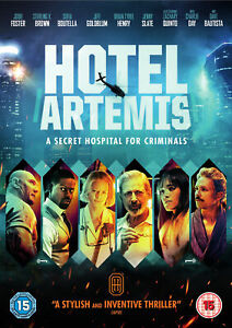  
Hotel Artemis (DVD) Jodie Foster, Sterling K. Brown, Sofia Boutella