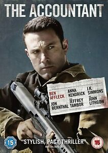  
The Accountant [2016] [2017] (DVD) Ben Affleck, Anna Kendrick, J.K. Simmons