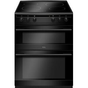  
Amica AFC6520BL Free Standing A/A Electric Cooker with Ceramic Hob 60cm Black