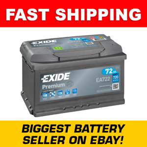 EA722 096TE Exide 096 Premium  Car Battery 4 Year Wty – fits many Volvo VW