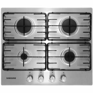  
Samsung NA64H3110AS Built In 60cm 4 Burners Gas Hob Stainless Steel