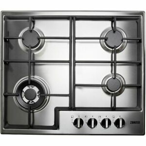  
Zanussi ZGNN645X Built In 60cm 4 Burners Gas Hob Stainless Steel