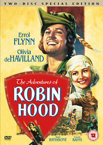  
The Adventures Of Robin Hood [1938] (DVD) Errol Flynn, Olivia de Havilland