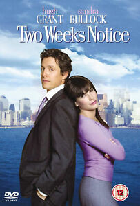  
Two Weeks Notice [2002] (DVD) Sandra Bullock, Hugh Grant, Alicia Witt