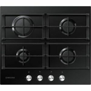  
Samsung NA64H3000AK Prezio Built In 60cm 4 Burners Gas Hob Black / Glass