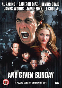  
Any Given Sunday [1999] (DVD) Al Pacino, Dennis Quaid, Cameron Diaz
