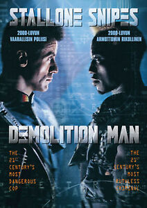 
Demolition Man [1993] (DVD) Sylvester Stallone, Wesley Snipes, Sandra Bullock