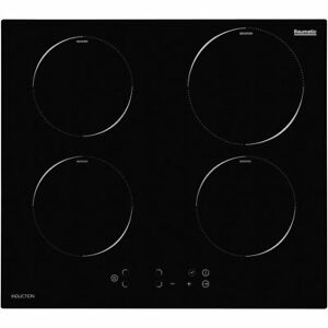  
Baumatic BHII6015 59cm 4 Burners Induction Hob Touch Control Black