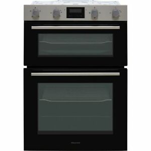  
Hisense BID95211XUK Built In 60cm A/A Electric Double Oven Stainless Steel New