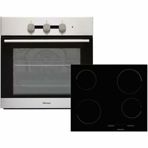  
Hisense BI6031CXUK Single Oven & Ceramic Hob Built In Stainless Steel / Black