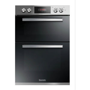  
Baumatic BODM984X Built In 60cm A/A Electric Double Oven Stainless Steel New