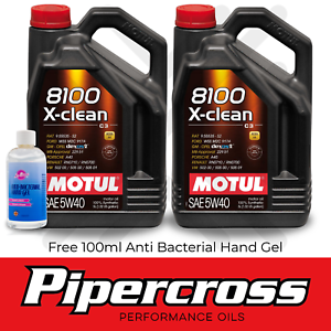  
Motul 8100 X-clean 5W-40 Fully Synthetic Engine Oil 10 Litre + FREE GIFT